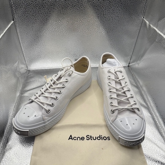 Acne Studios Optic White Sneakers - Picture 1 of 4